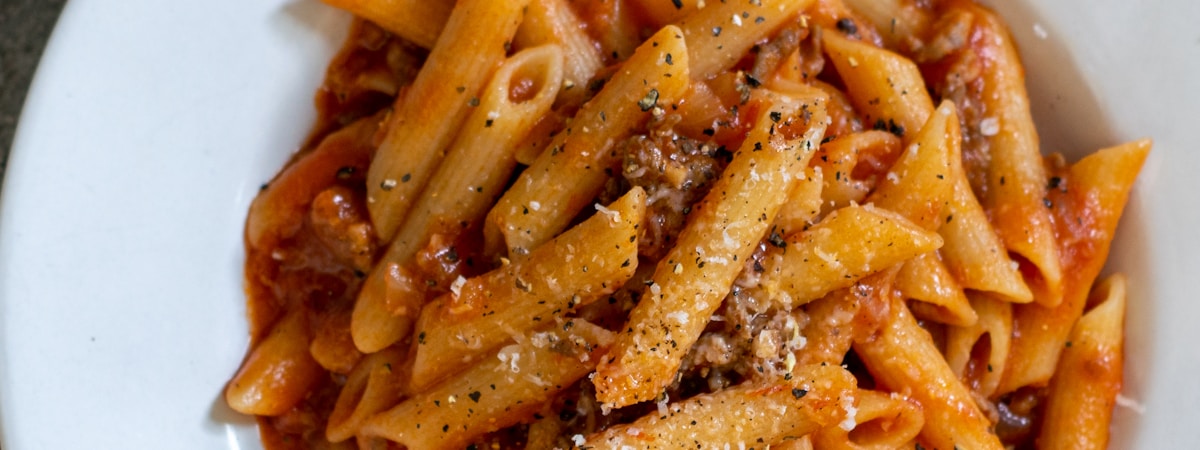 One pot pasta recipes with minimal cleanup - complete pasta dish in skillet