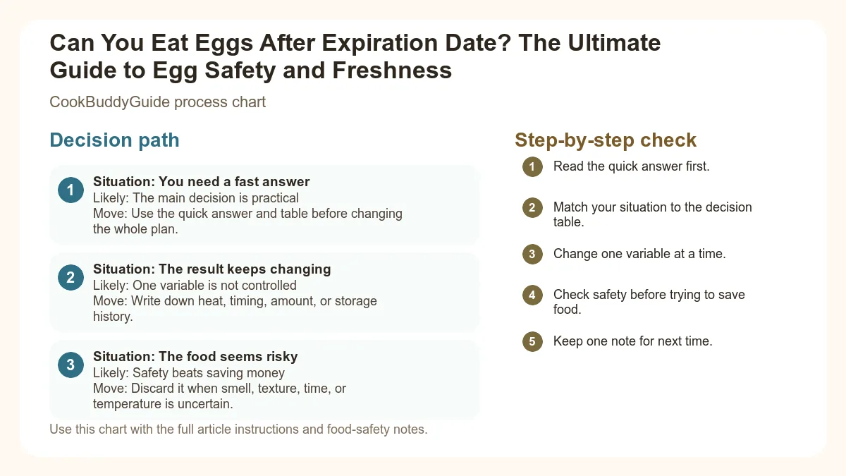 Process chart for Can You Eat Eggs After Expiration Date? The Ultimate Guide to Egg Safety and Freshness